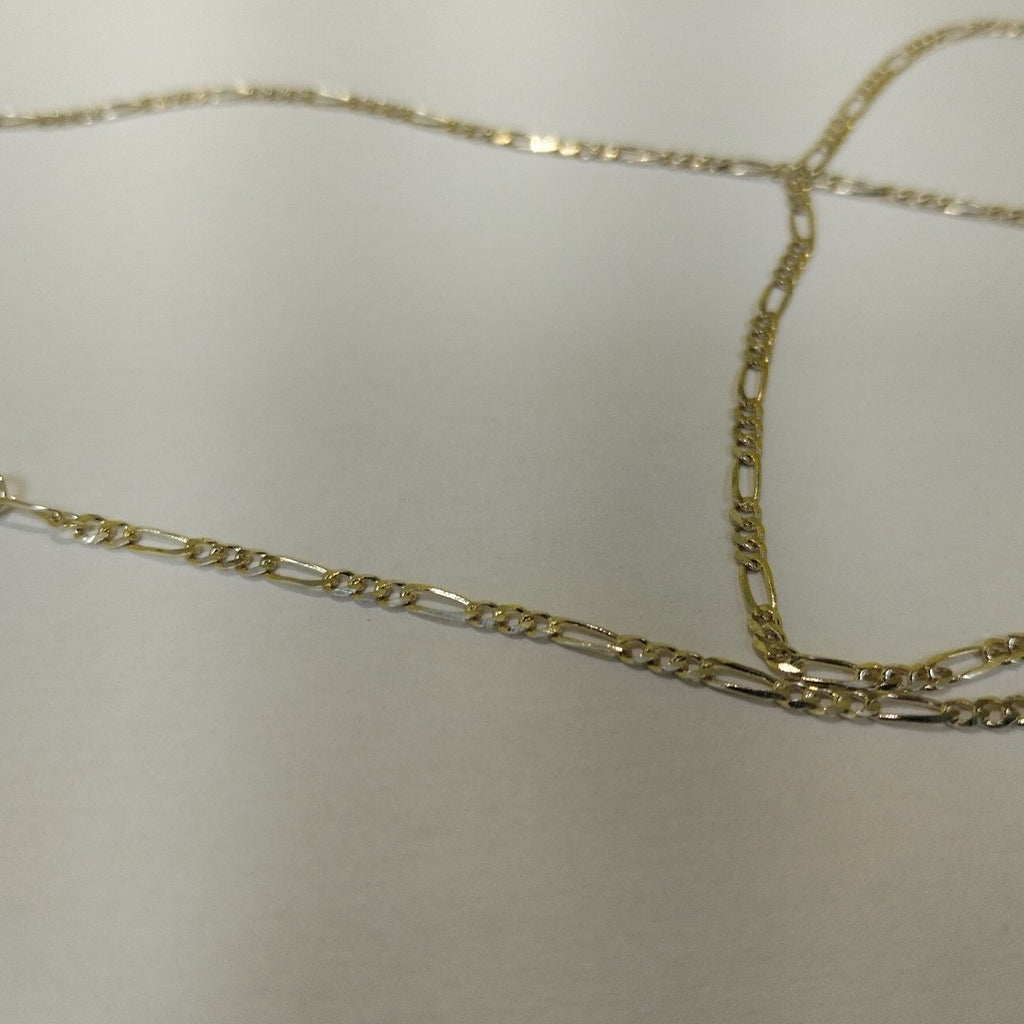 CADENAS TEJIDO 3X1 ORO 10K 55 CM 3.2 GR (NUEVO)