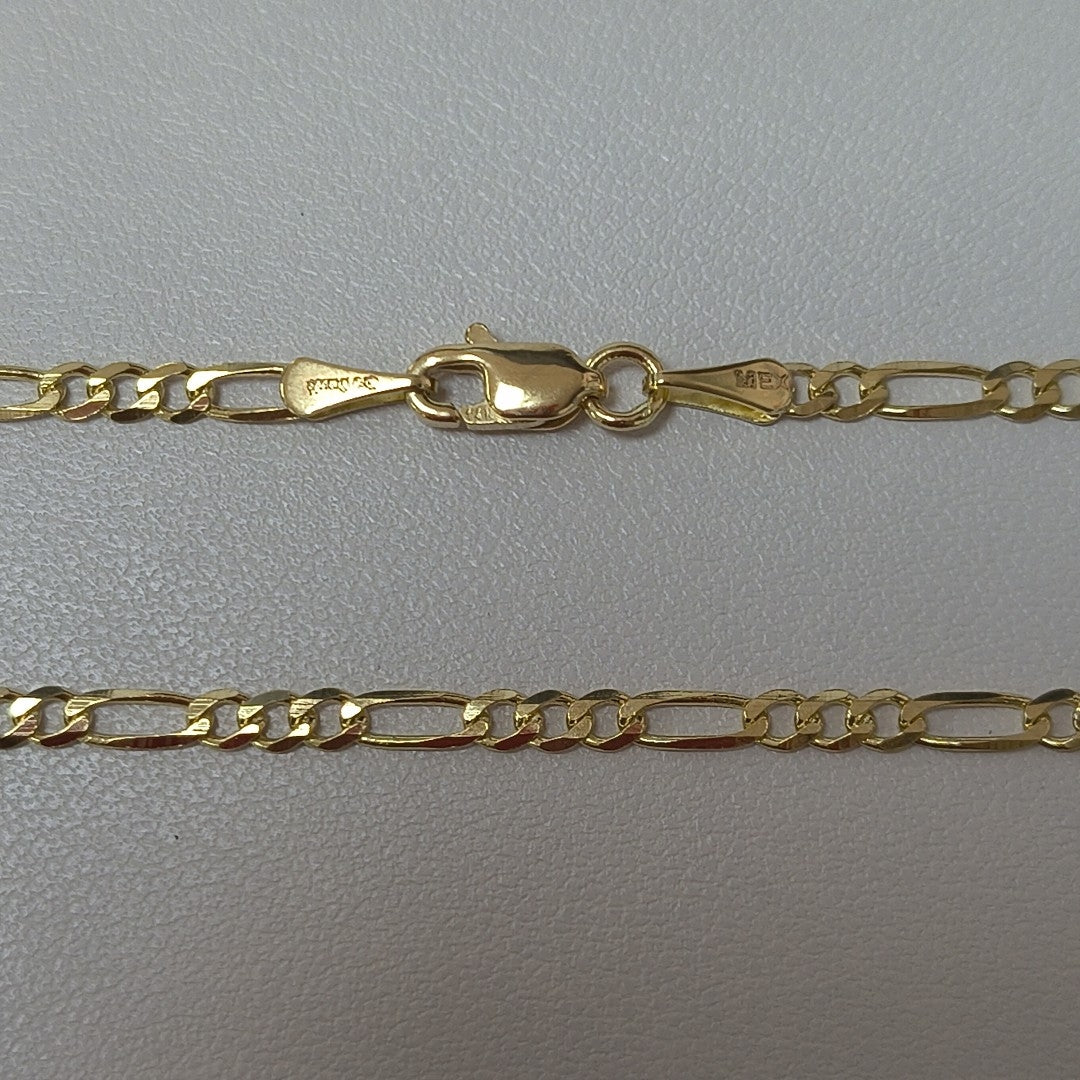 CADENAS 3X1 ORO 14K 55 CM 4.6 GR (NUEVO)