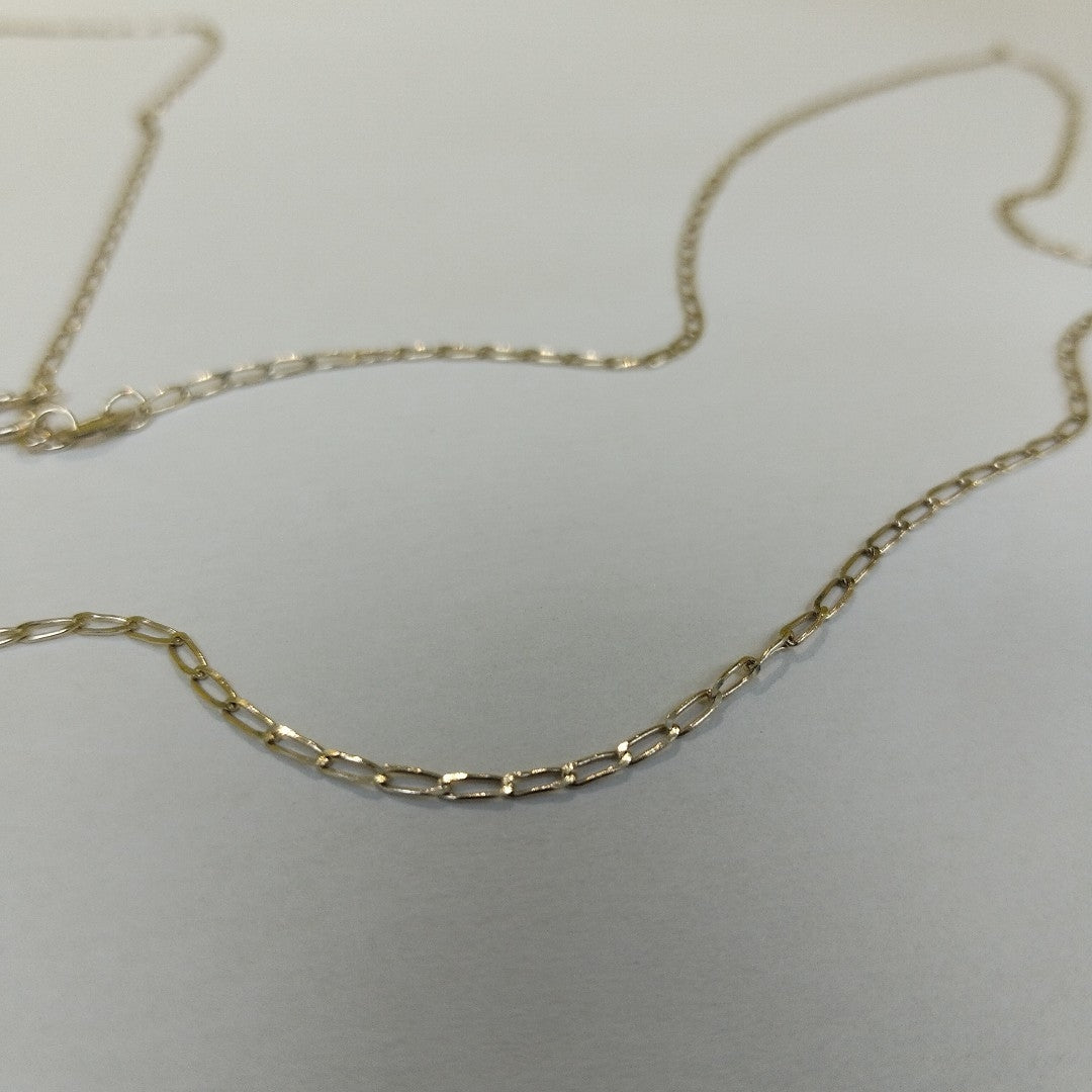 CADENAS TEJIDO ESLABONES ORO 10K 60 CM 2 GR (NUEVO)