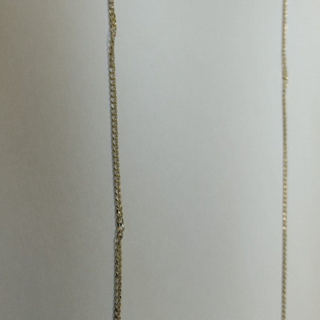 CADENAS TEJIDO BARBADA ORO 10K 50 CM 3.5 GR (NUEVO)