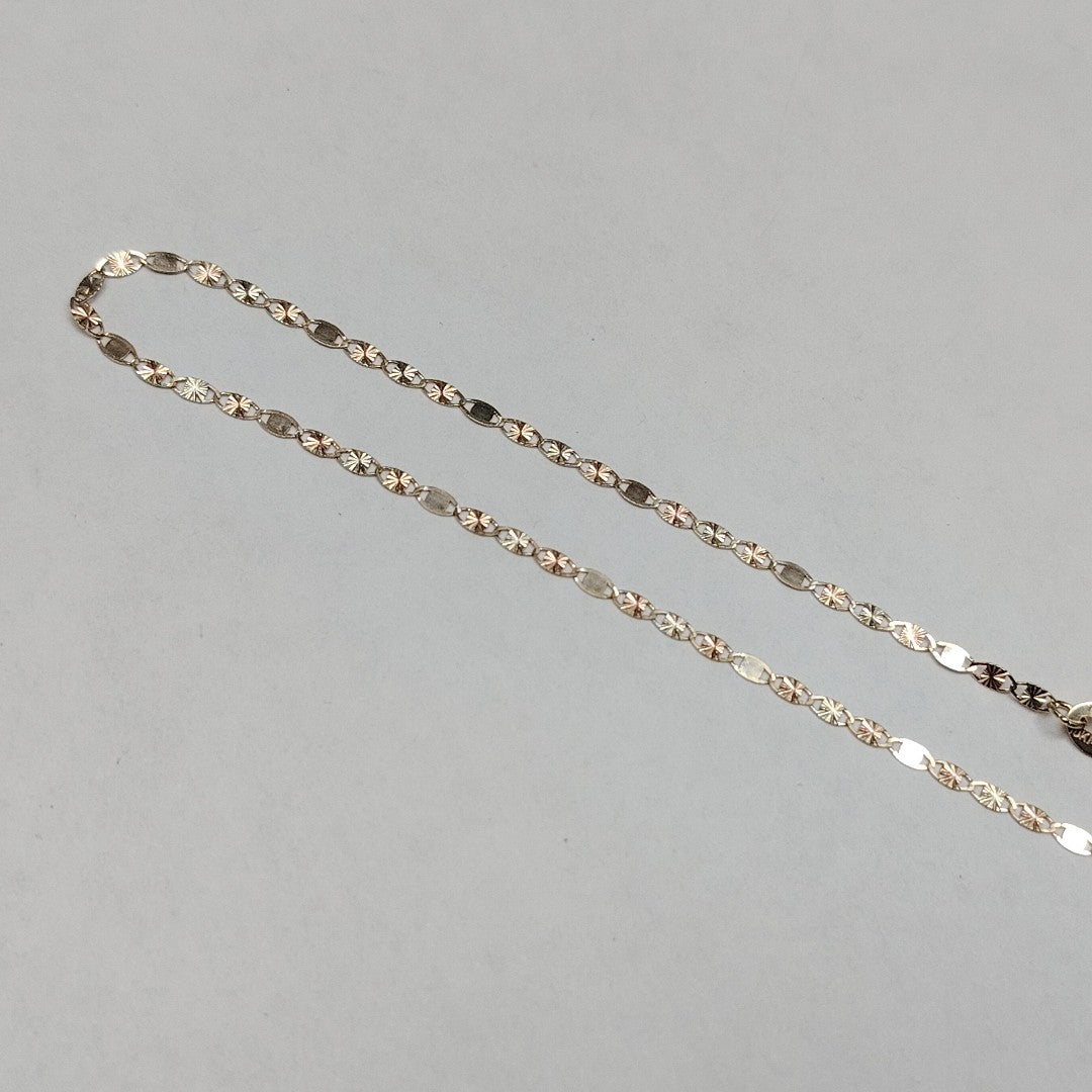 CADENAS TEJIDO GUCHI ORO 10K 55 CM 1.7 GR (NUEVO)
