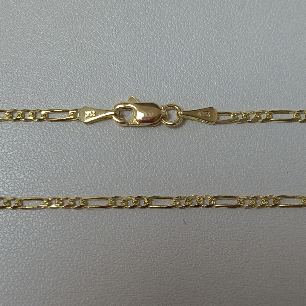 CADENAS 3X1 ORO 14K 55 CM 4 GR (NUEVO)