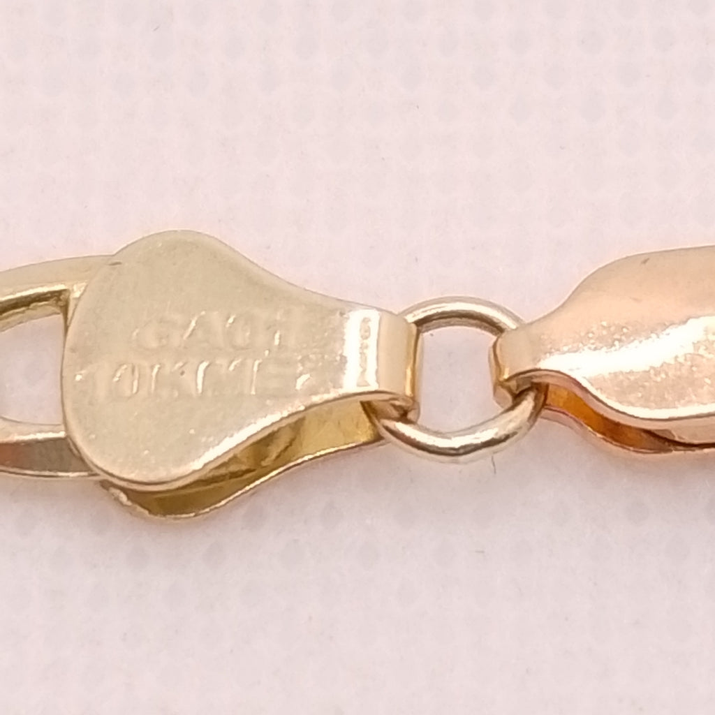 PULSERAS TEJIDO GUCHI ORO 10K 21 CM 11 GR (NUEVO)