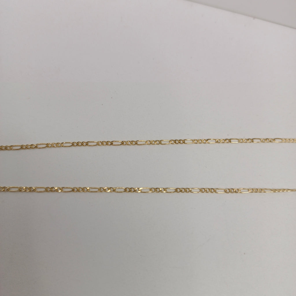 CADENAS TEJIDO 3X1 ORO 14K 55 CM 2.4 GR (NUEVO)