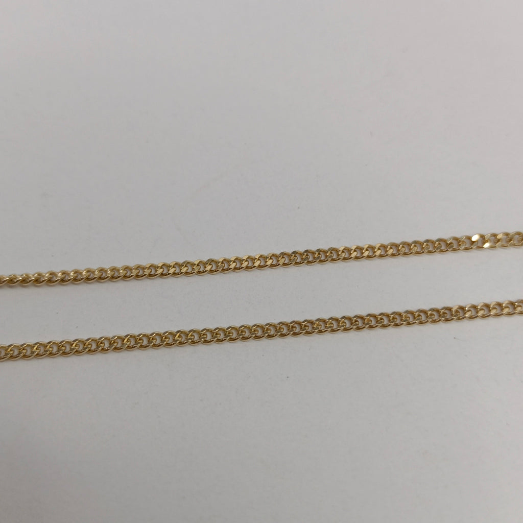 CADENAS TEJIDO BARBADA ORO 10K 55 CM 3 GR (NUEVO)