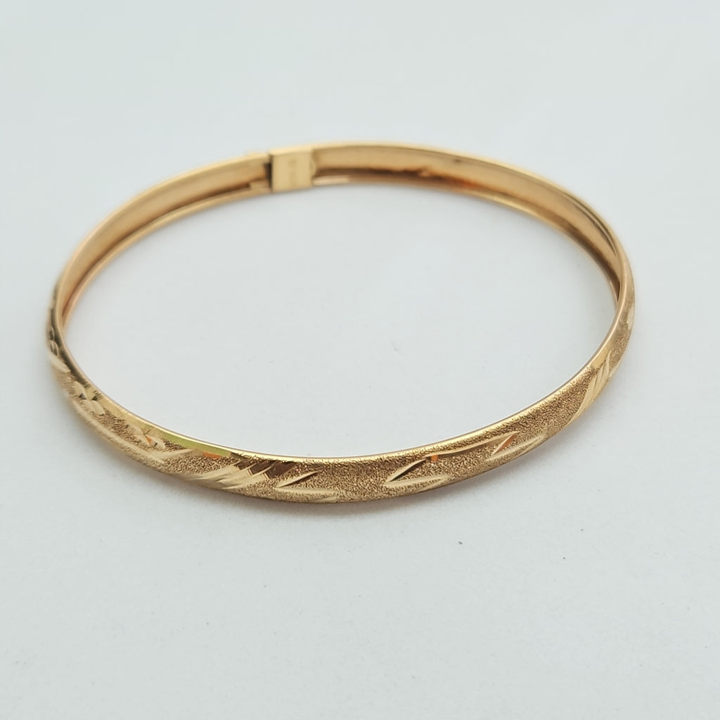 PULSERA RIGIDA ORO 14 K 5,10 GRMS (SEMINUEVO)