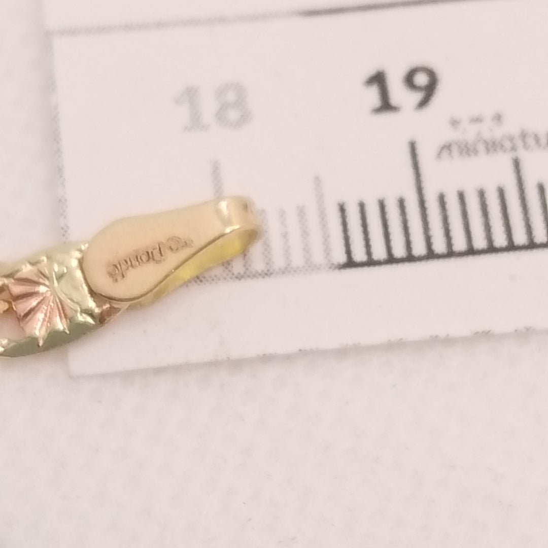 PULSERA TEJIDO GUCHI ORO 14K 18 CM 4.1 GR (NUEVO)
