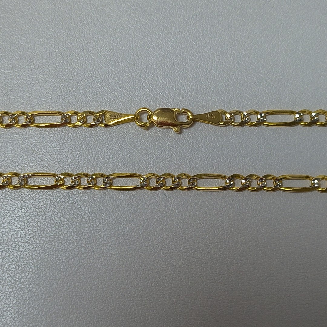 CADENAS 3X1 DIAMANTADA ORO 14K 55 CM 8.4 GR (NUEVO)
