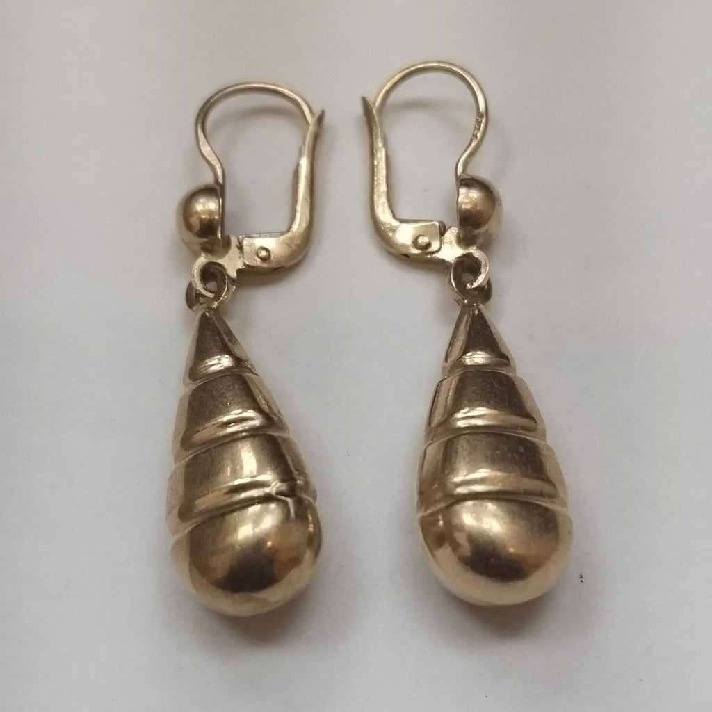 ARETES PAR ORO 14 K 4.7 GRMS (SEMINUEVO)