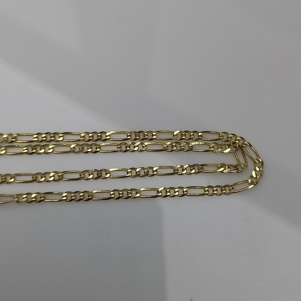 CADENAS TEJIDO 3X1 ORO 10K 50 CM 3 GR (NUEVO)