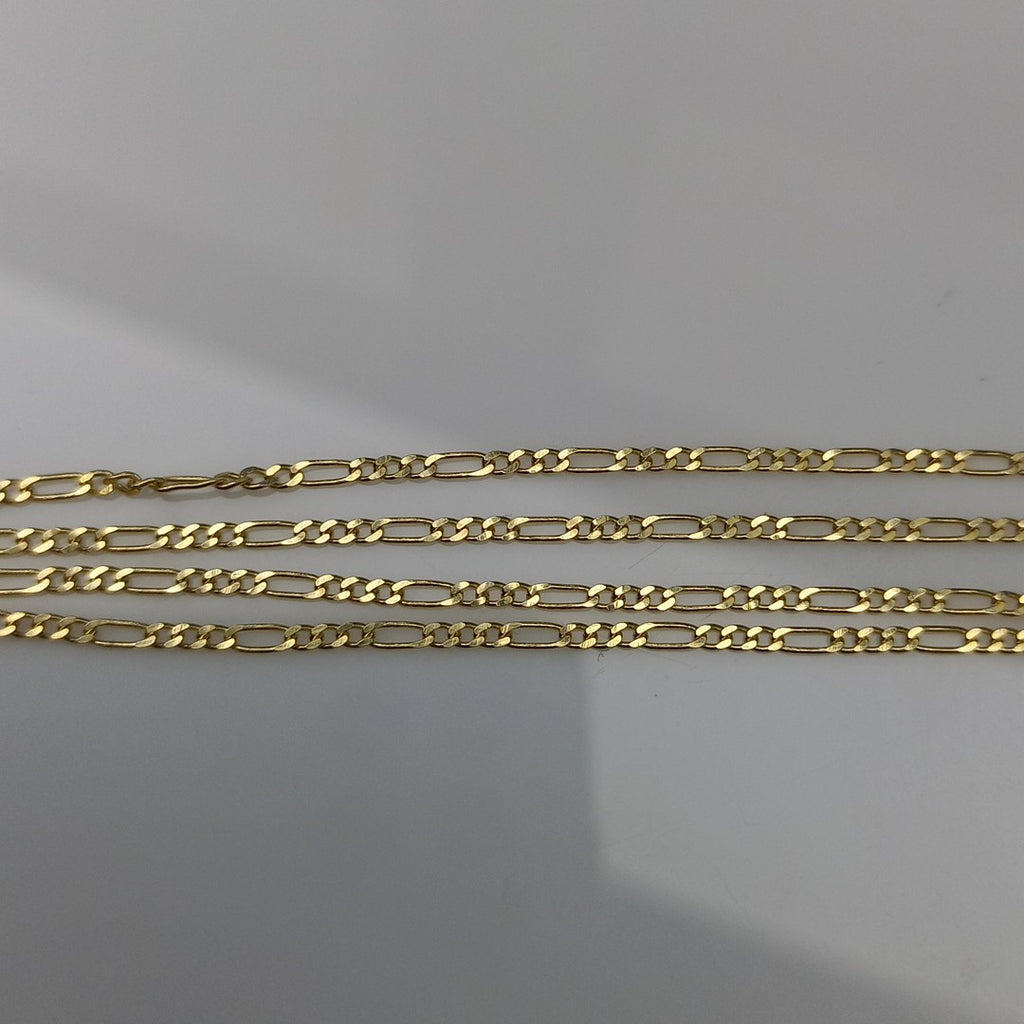 CADENAS TEJIDO 3X1 ORO 14K 55 CM 2.4 GR (NUEVO)