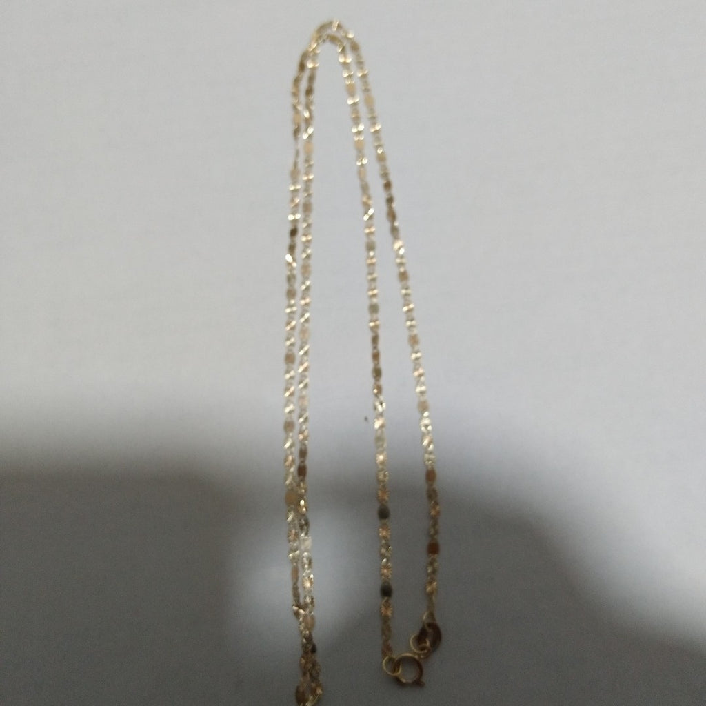 CADENAS TEJIDO GUCHI ORO 10K 55 CM 1.8 GR (NUEVO)