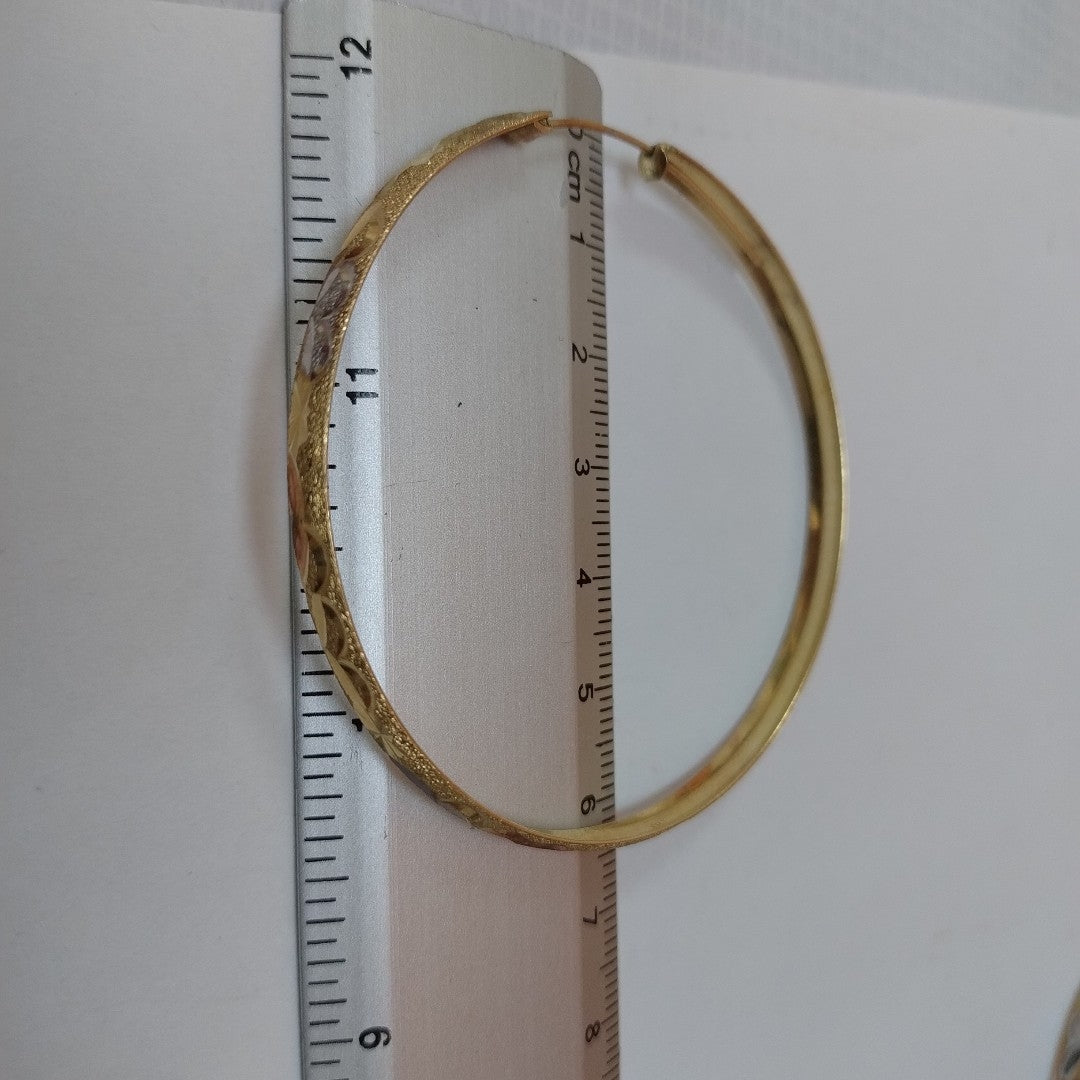 ARRACADAS PAR ORO COMBINADO 10 K 8.8 GRMS (SEMINUEVO)