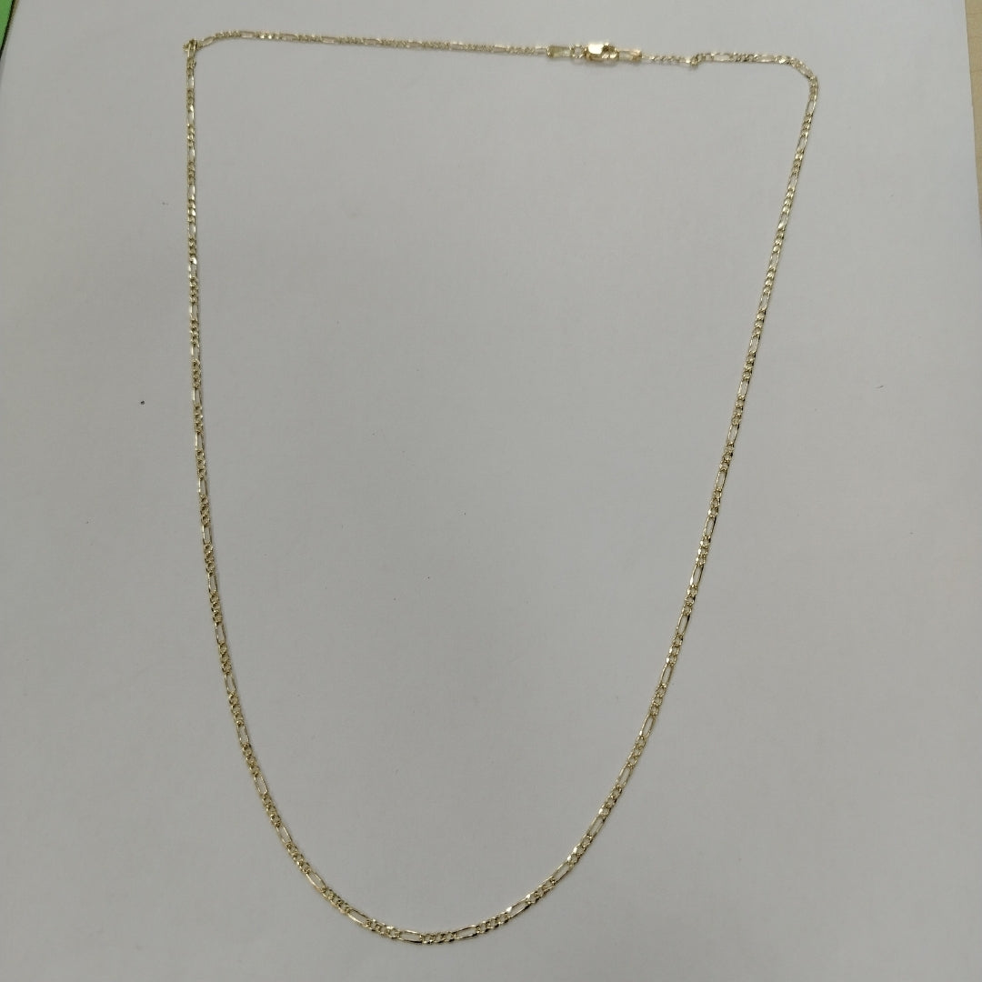 CADENAS 3X1 ORO 14K 55 CM 3.8 GR (NUEVO)