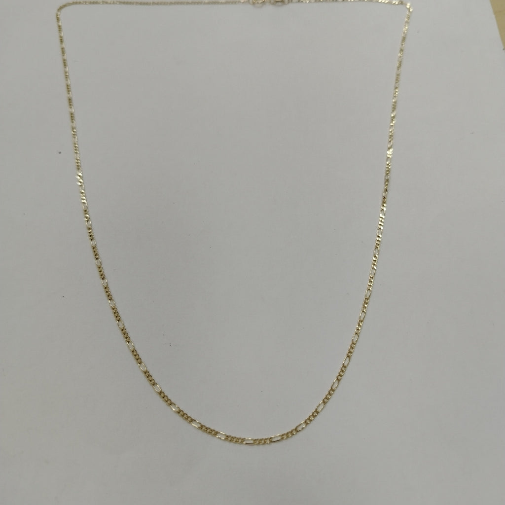 CADENAS TEJIDO 3X1 ORO 14K 55 CM 2.4 GR (NUEVO)
