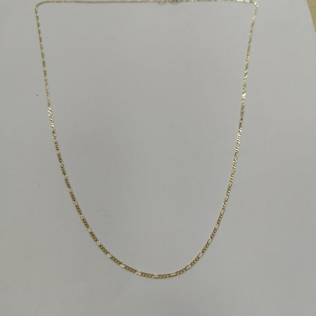 CADENAS TEJIDO 3X1 ORO 14K 55 CM 2.4 GR (NUEVO)