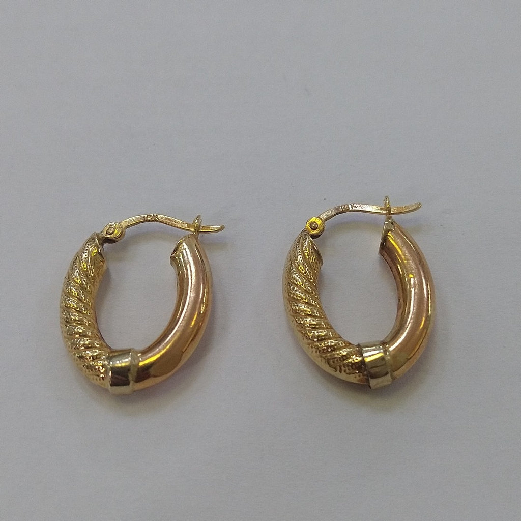 ARRACADAS PAR ORO 18 K 2.3 GRMS (SEMINUEVO)