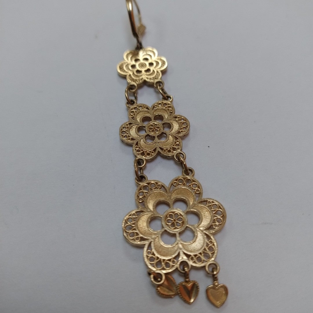 ARETES PAR ORO 10 K 9.4 GRMS (SEMINUEVO)