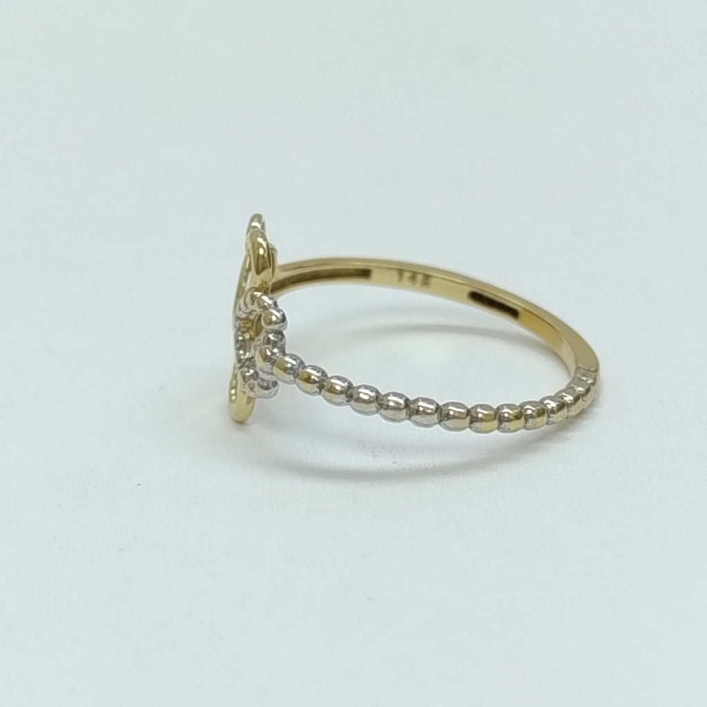 ANILLITO ORO, RODIADO 14 K 1.5 GRMS (SEMINUEVO)