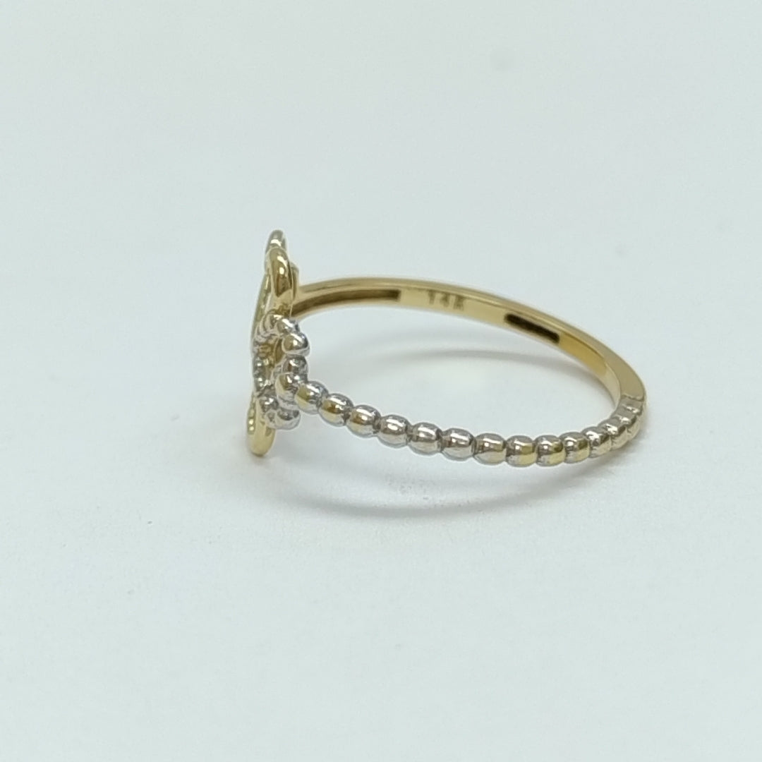ANILLITO ORO, RODIADO 14 K 1.5 GRMS (SEMINUEVO)