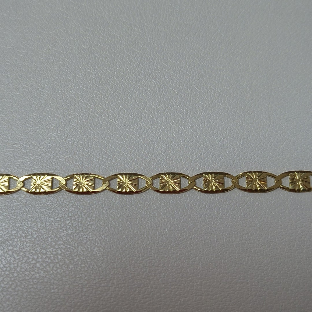 PULSERAS GUCHI ORO 14K 18 CM 2.8 GR (NUEVO)