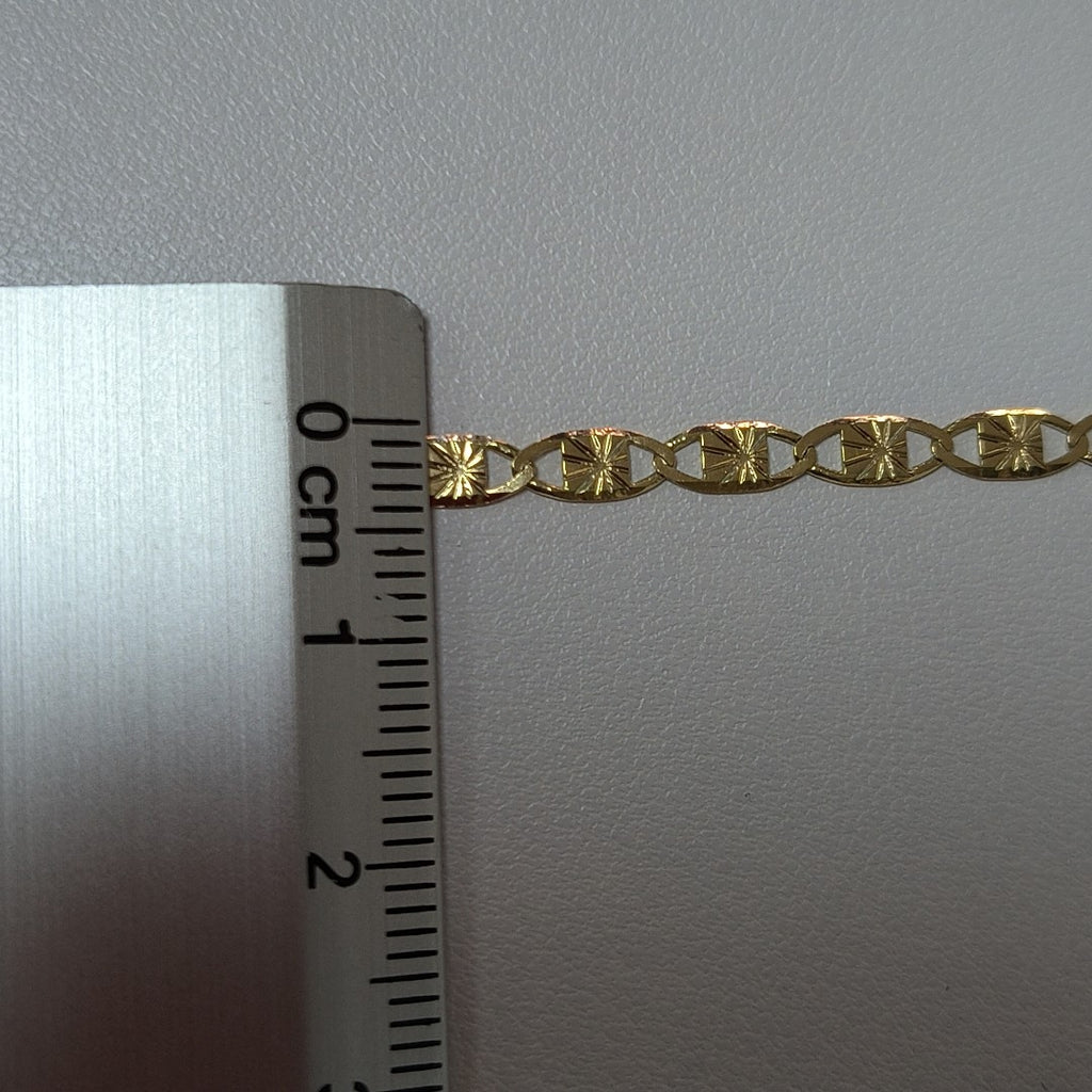 PULSERAS GUCHI ORO 14K 18 CM 2.8 GR (NUEVO)