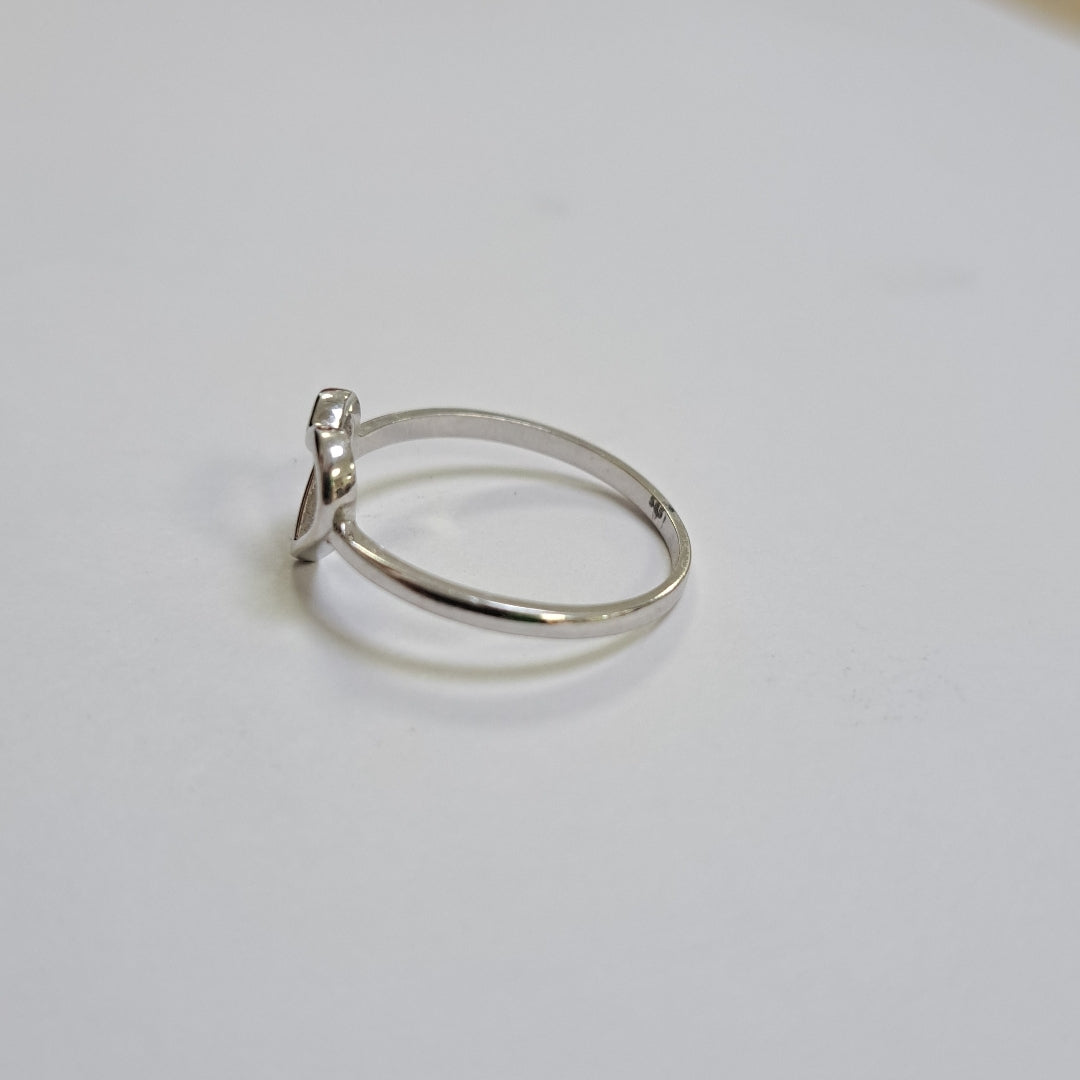 ANILLITO ORO BLANCO 14 K 1,50 GRMS (SEMINUEVO)