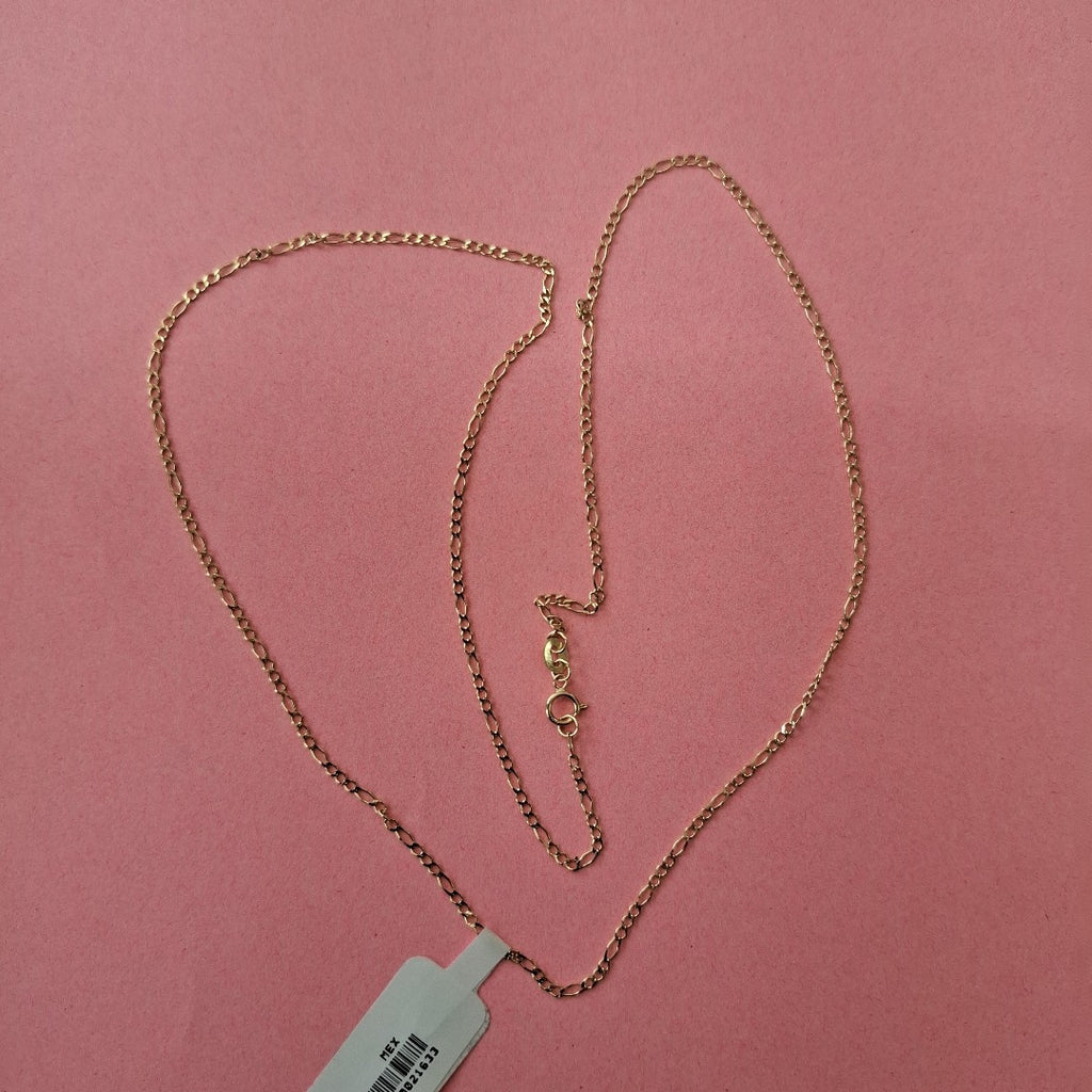 CADENAS TEJIDO ESLABONES ORO 10K 60 CM 2.3 GR (NUEVO)