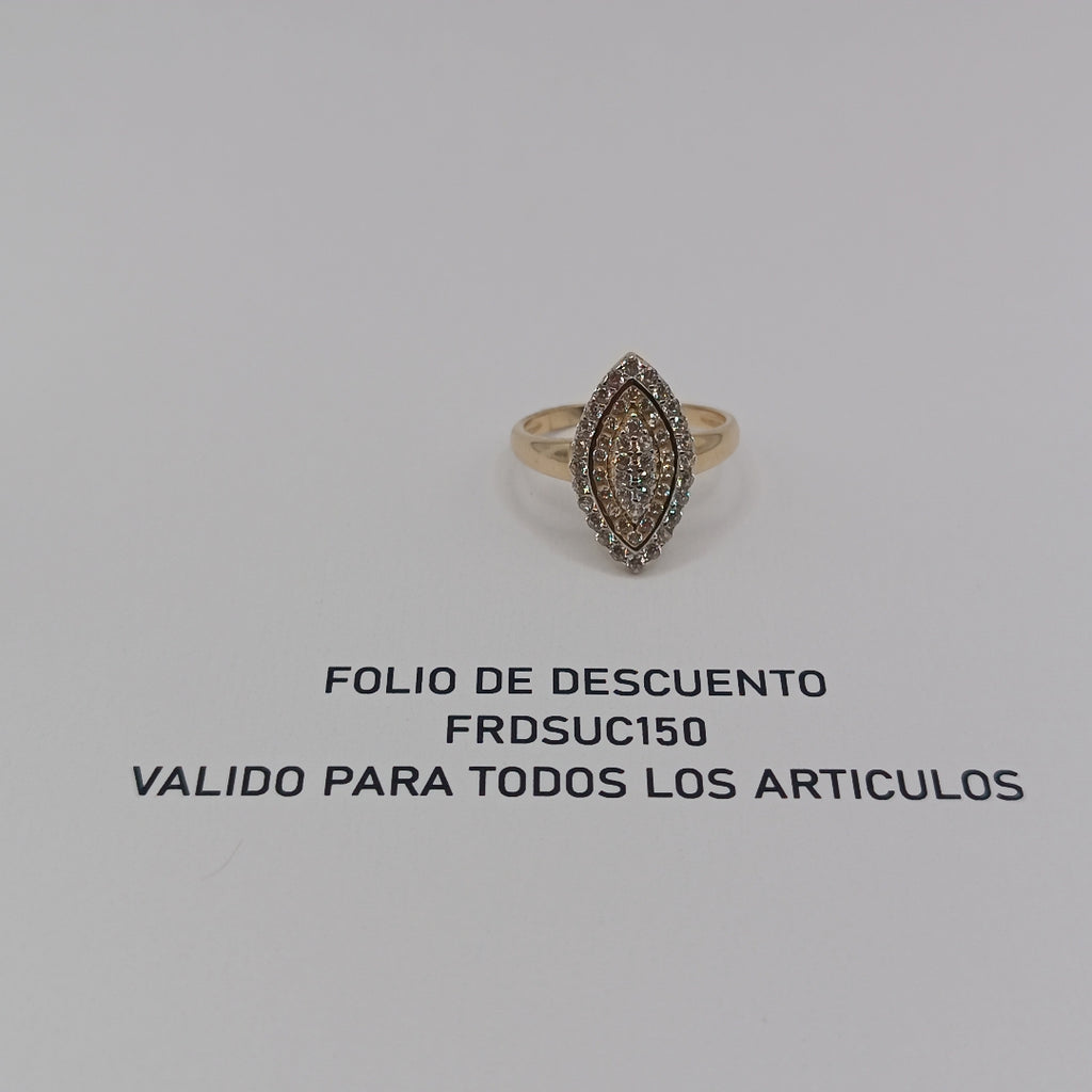 ANILLOS DAMA ORO 10K 2.4 (NUEVO)