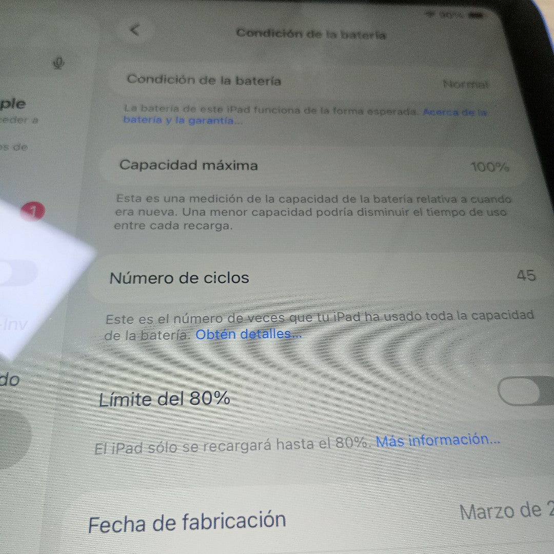 TABLETA APPLE IPAD A16 A3354 (2025) 128 GB 6 GB RAM (SEMINUEVO)