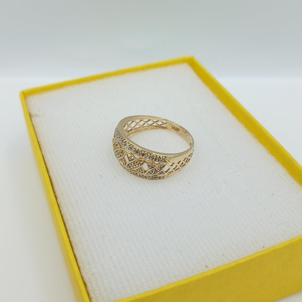 ANILLO ORO 14 K 3.1 GRMS (SEMINUEVO)