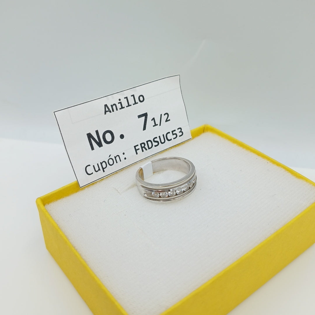 ARGOLLA ORO BLANCO 14 K 6.9 GRMS (SEMINUEVO)