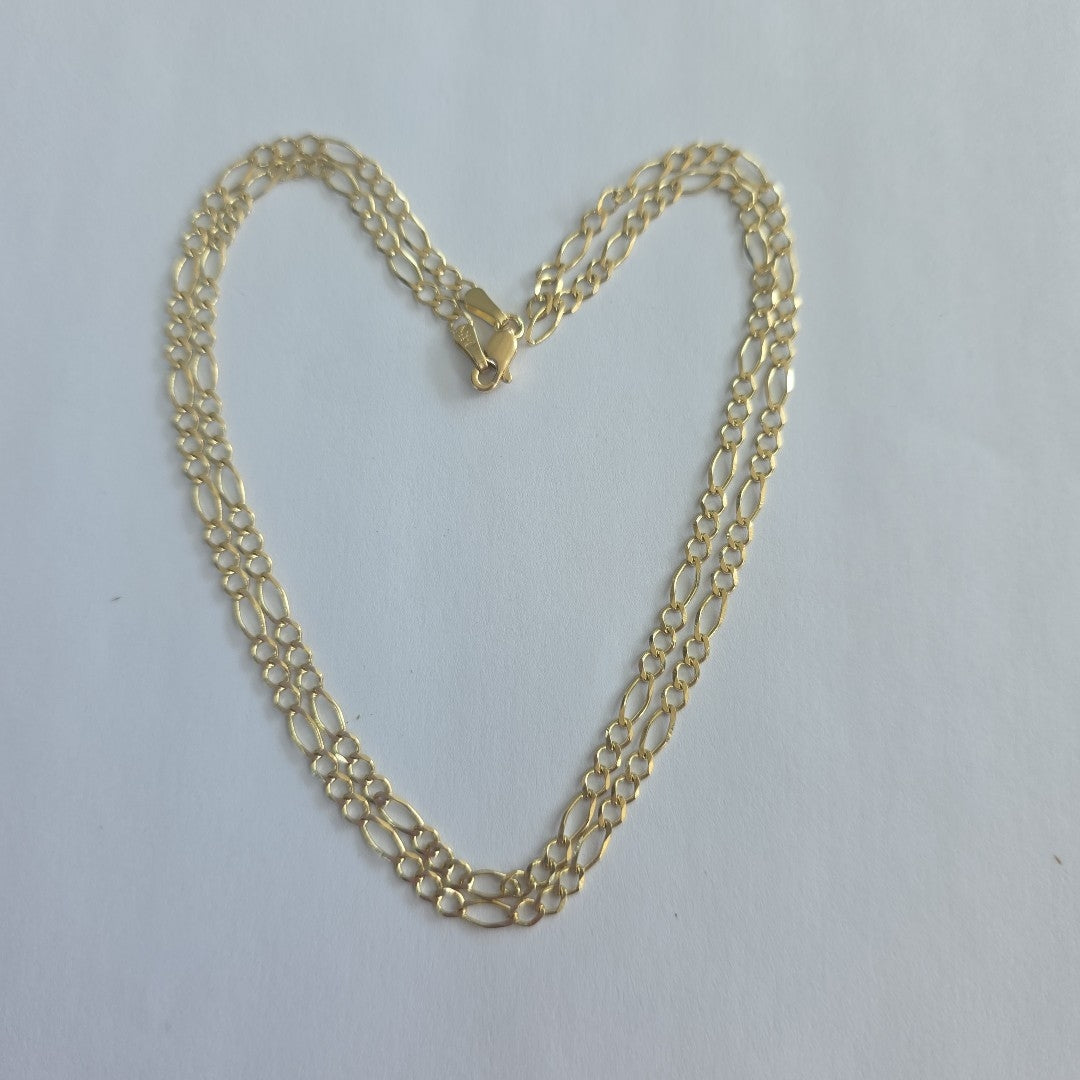 CADENAS 3X1 ORO 14K 55 CM 5.1 GR (NUEVO)