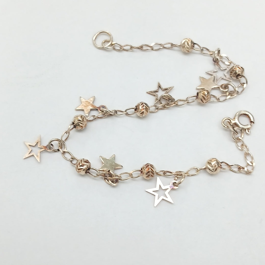 PULSERA TEJIDO ESPECIAL PLATA .925 18 CM 3.1 GR (NUEVO)