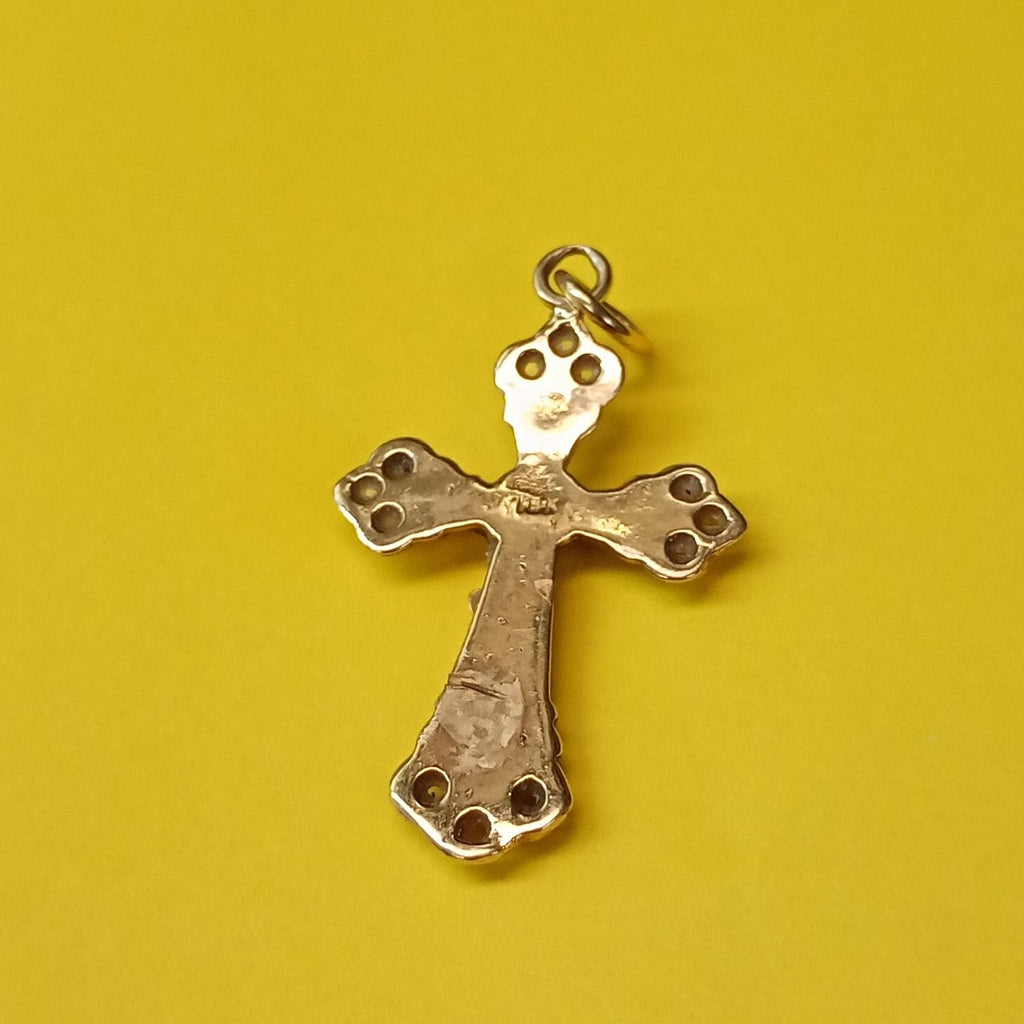 CRISTO, DIJE ORO 18 K 3.2 GRMS (SEMINUEVO)