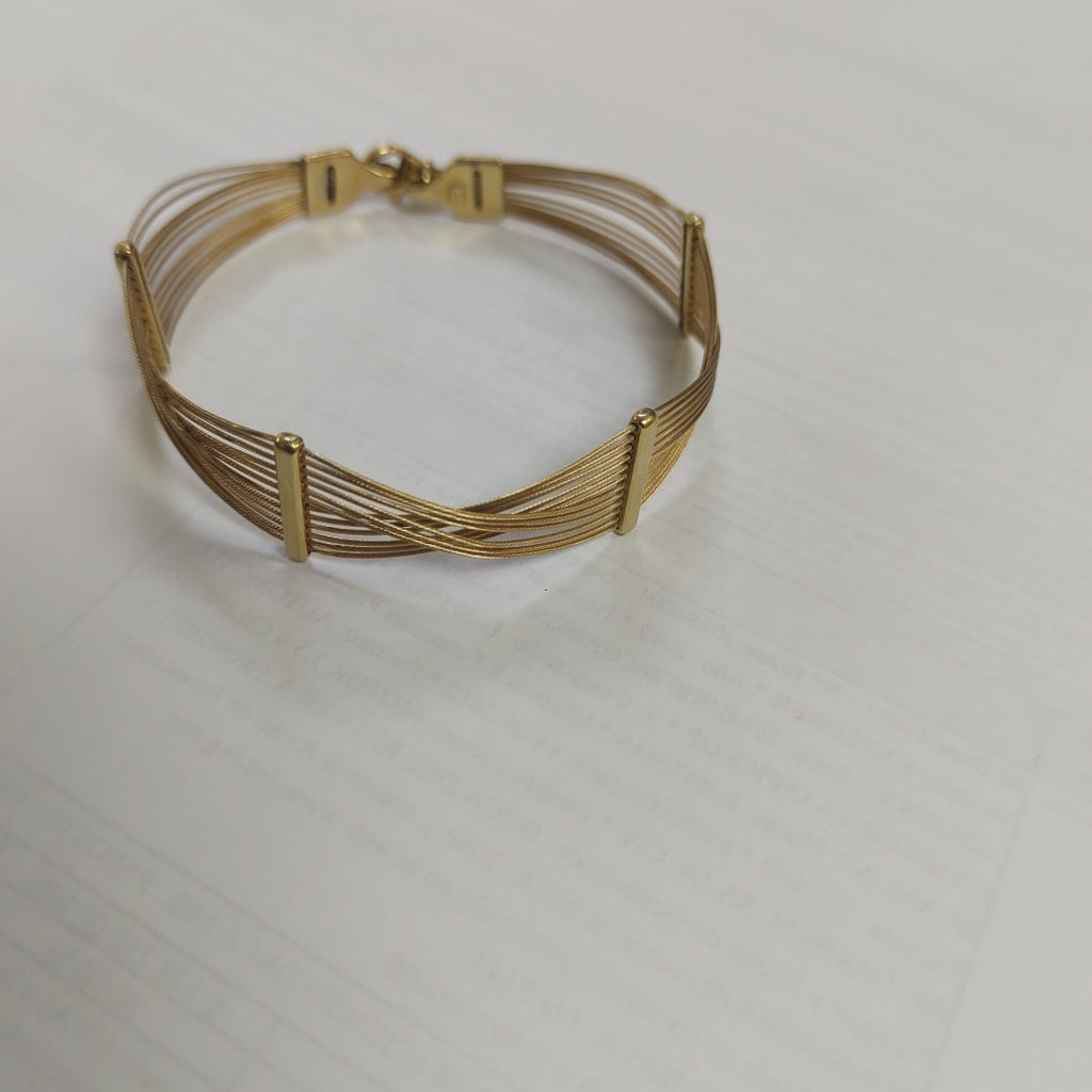 BRAZALETE ORO 14 K 9,60 GRMS (SEMINUEVO)