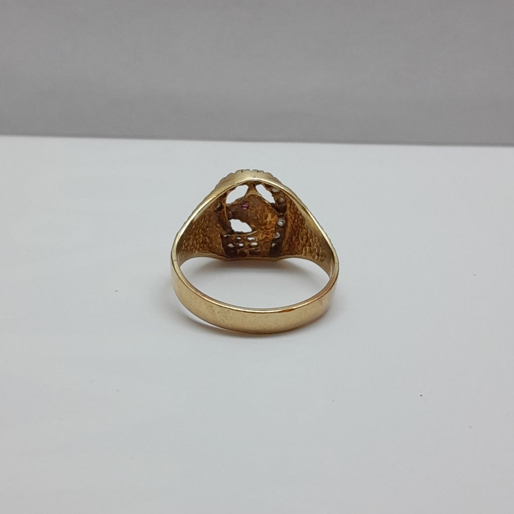 ANILLO ORO 10 K 5.4 GRMS (SEMINUEVO)