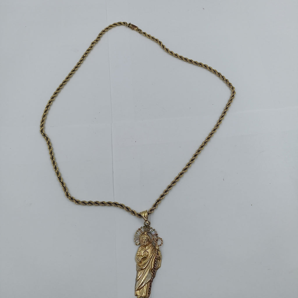 CADENA, DIJE ORO 10 K 39.4 GRMS (SEMINUEVO)