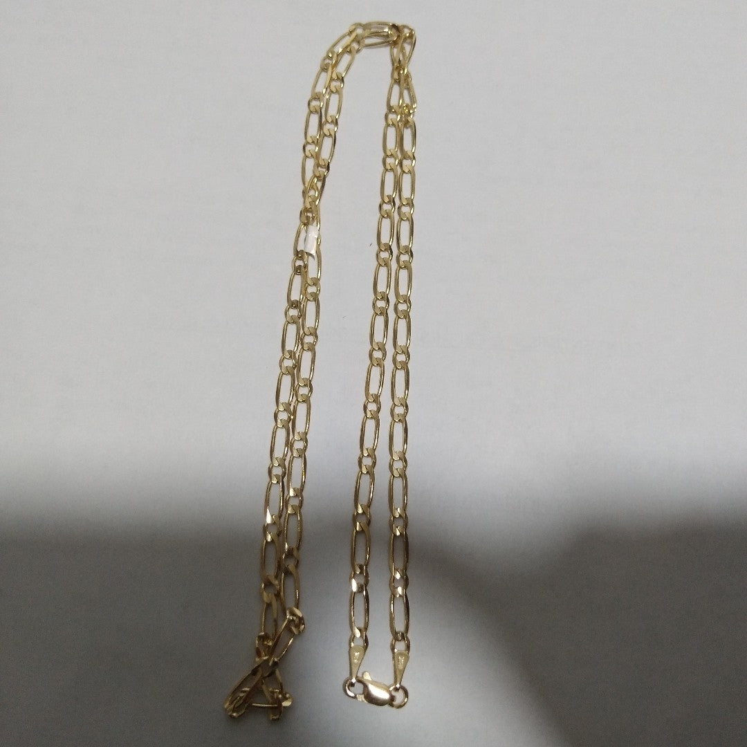 CADENAS 1X1 ORO 14K 55 CM 7.4 GR (NUEVO)