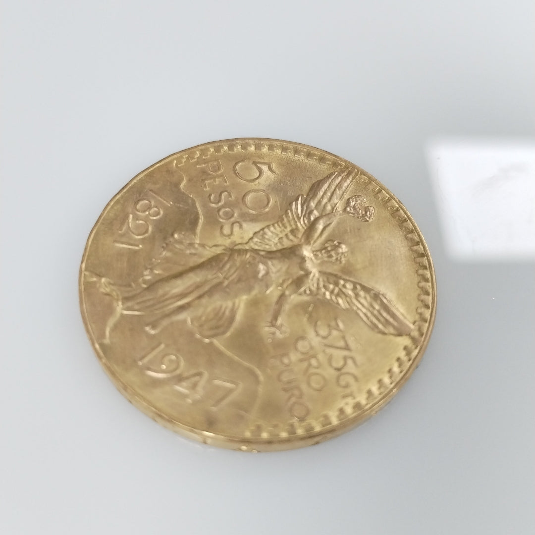 K1 41.6 GRMS 21 K IDENTIFICACIÓN MONEDA NOMINATIVA MONEDAS PESOS 50 PESO (SEMINUEVO)