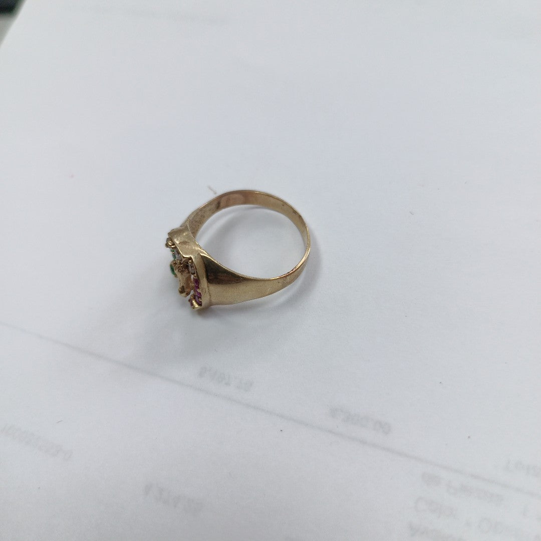 ANILLO ORO 10 K 4,50 GRMS (SEMINUEVO)