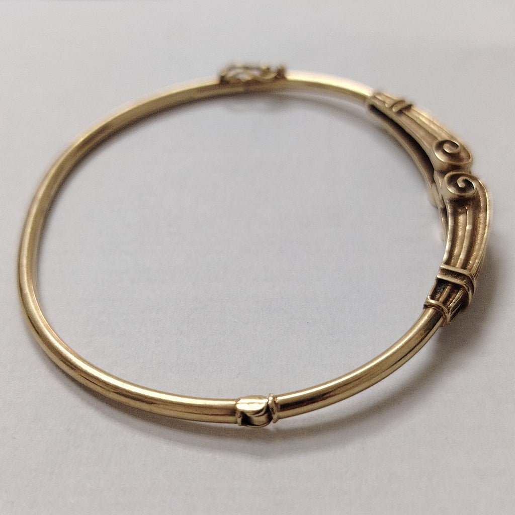 PULSERA RIGIDA ORO 14 K 9,50 GRMS (SEMINUEVO)