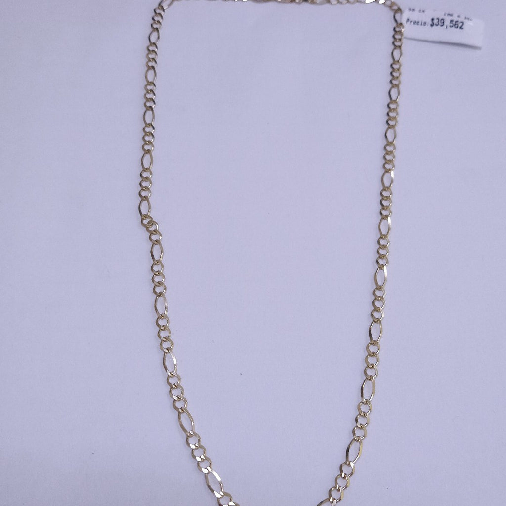 CADENAS TEJIDO 3X1 ORO 10K 50 CM 6.3 GR (NUEVO)