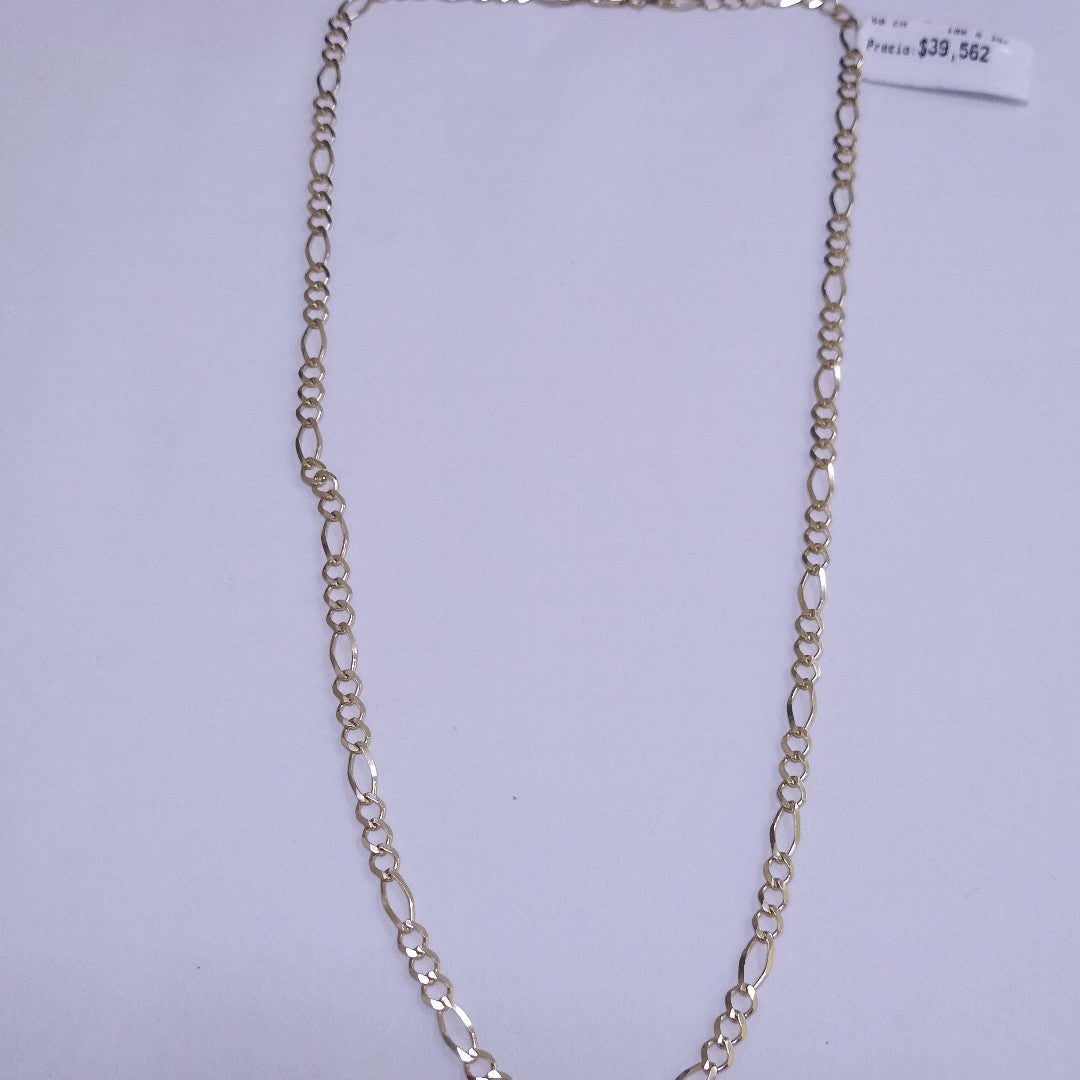 CADENAS TEJIDO 3X1 ORO 10K 50 CM 6.3 GR (NUEVO)