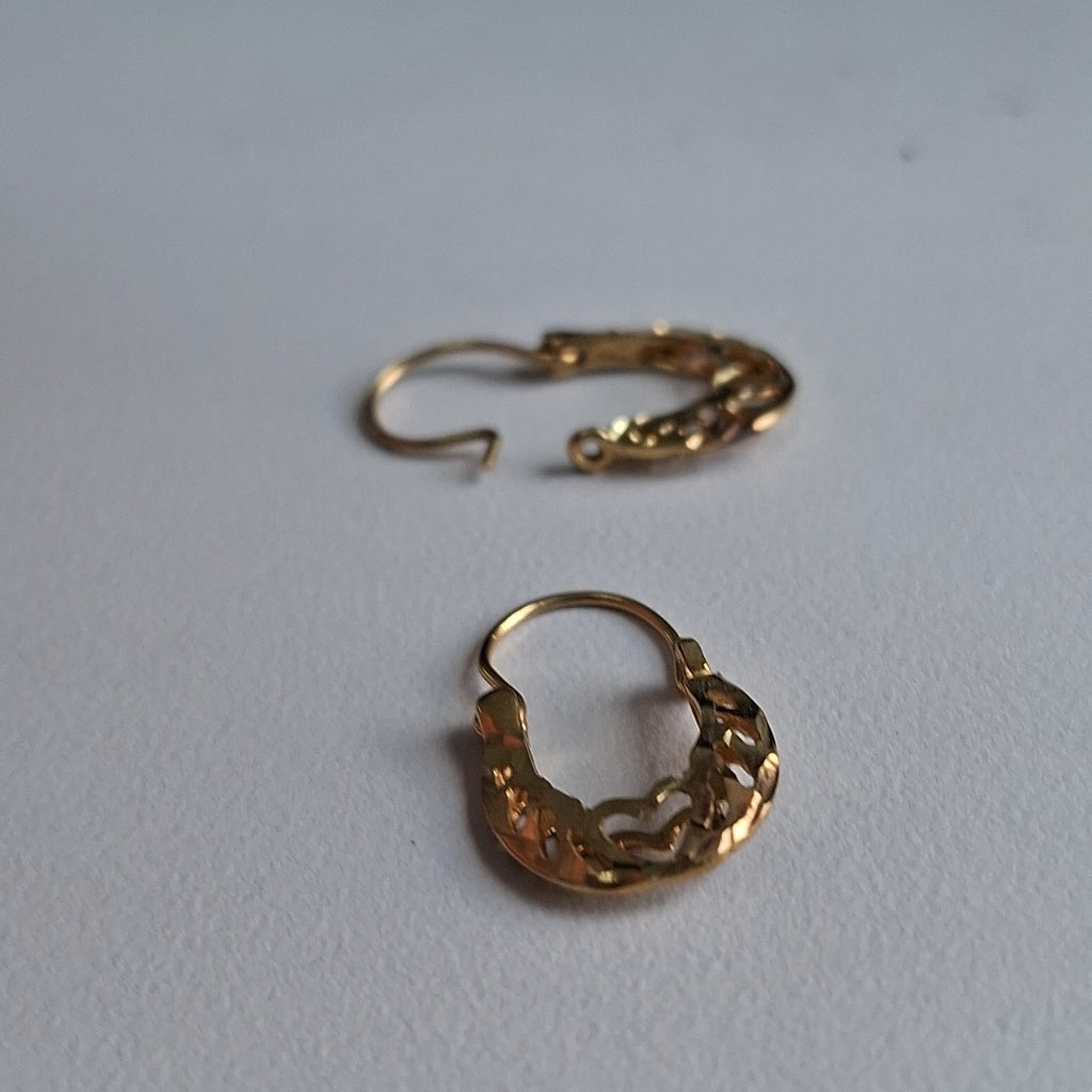 ARETES PAR ORO 10 K 1,40 GRMS (SEMINUEVO)