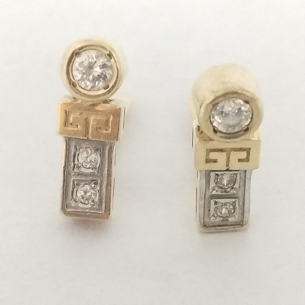 ARETES PAR ORO 14 K 4.7 GRMS (SEMINUEVO)