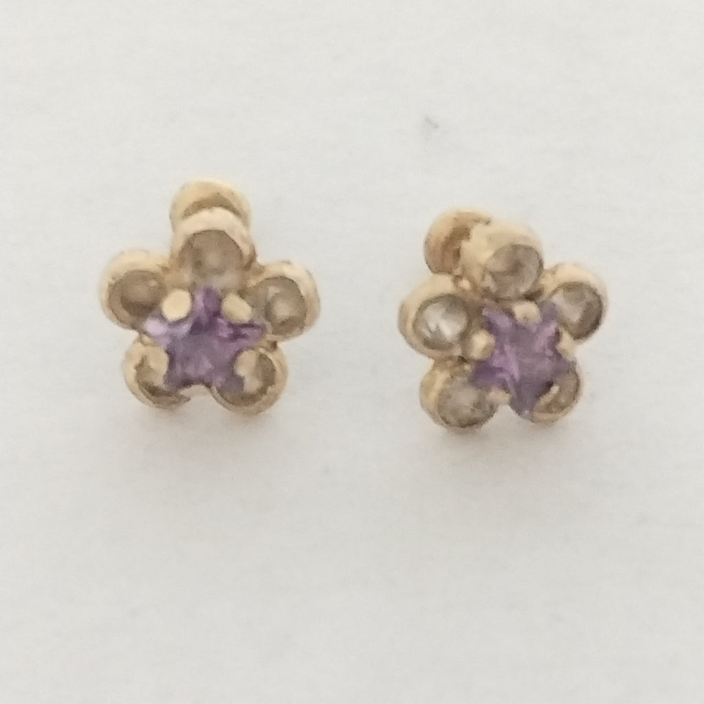 ARETES PAR ORO 14 K 0.9 GRMS (SEMINUEVO)