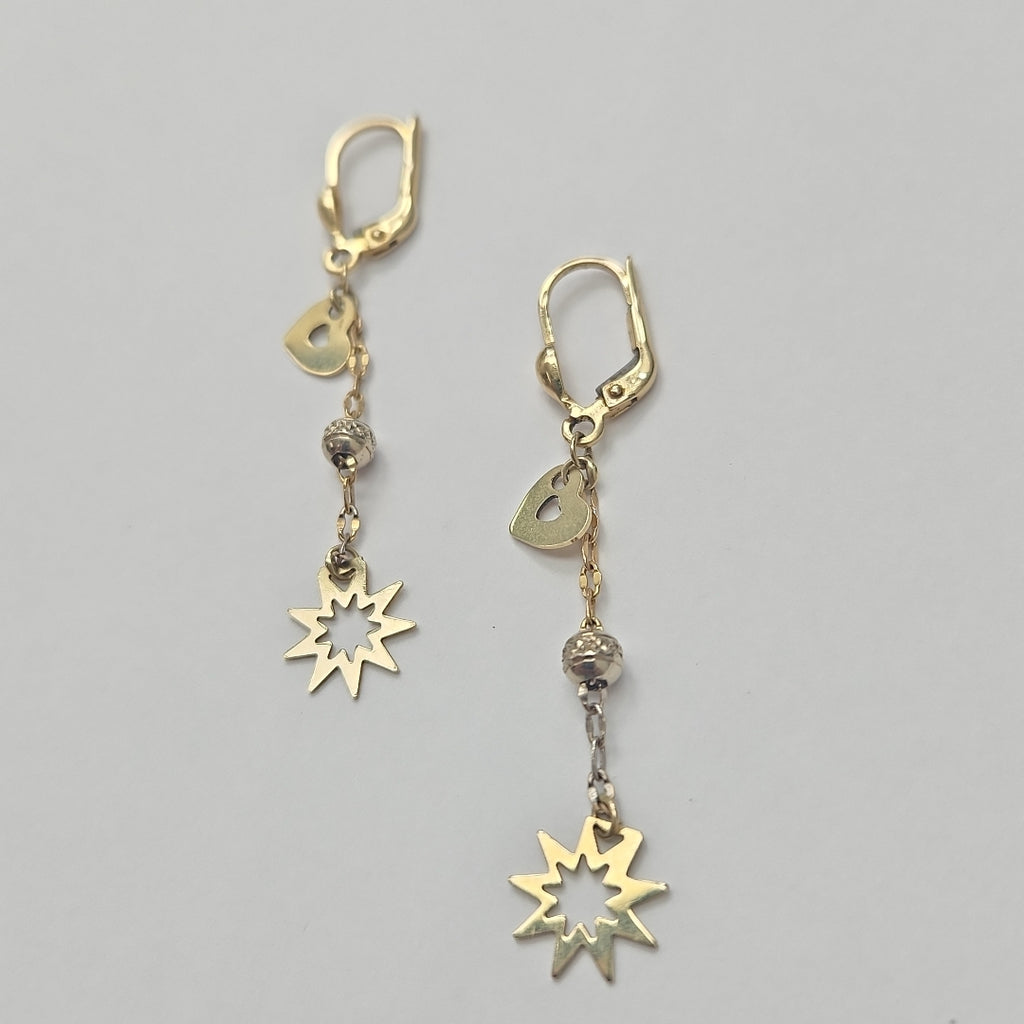 ARETES PAR ORO 14 K 2.3 GRMS (SEMINUEVO)