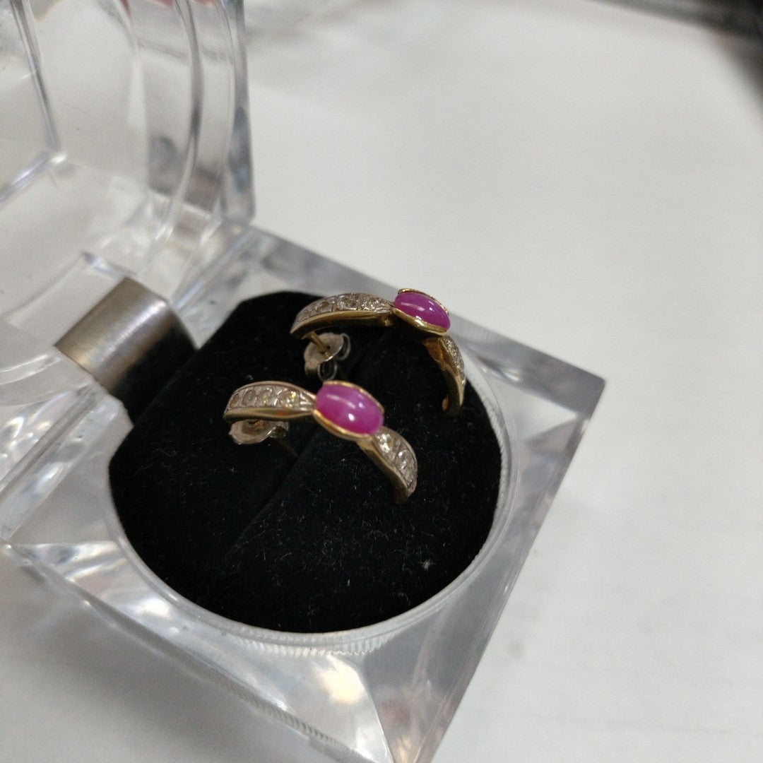 BROQUELES PAR ORO 14 K 3,40 GRMS (SEMINUEVO)