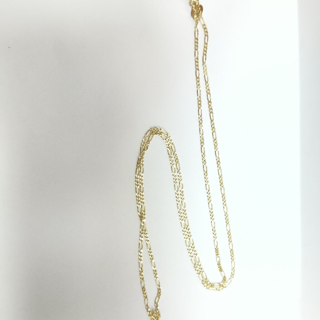 CADENAS TEJIDO 3X1 ORO 14K 55 CM 2.4 GR (NUEVO)